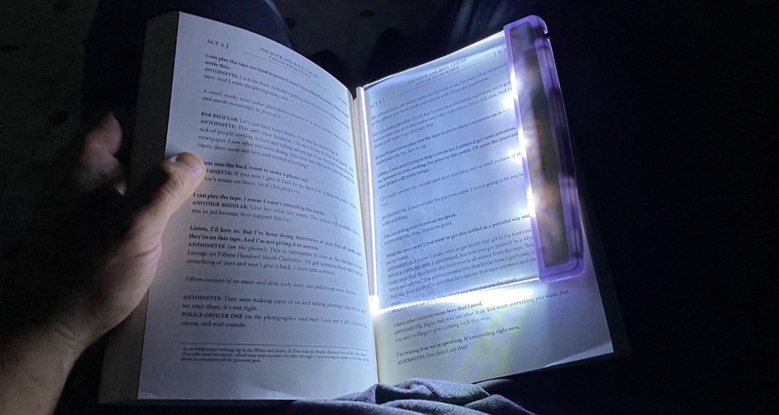 Lampe de lecture LED à intensité variable