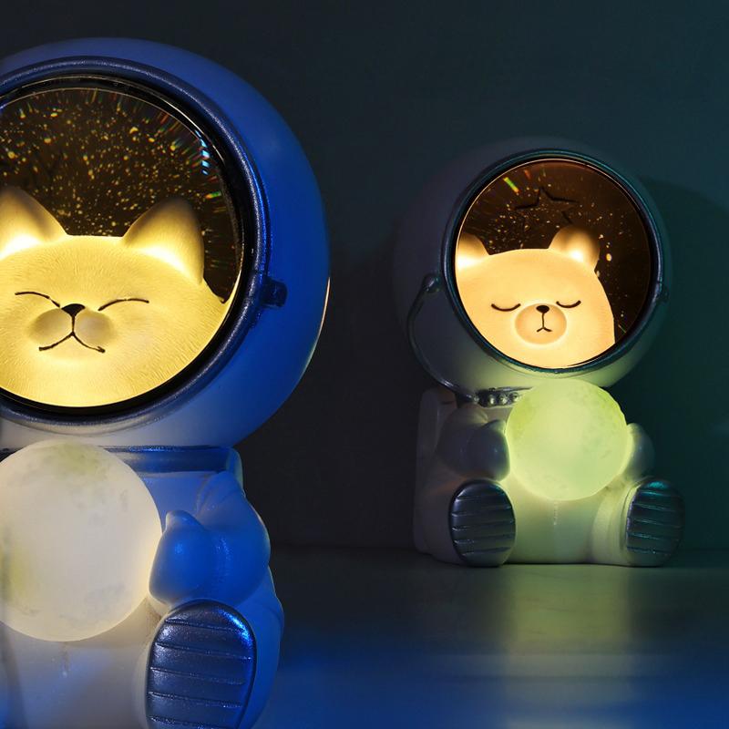 ByOscar™ Lampe Pour Animaux Astronautes