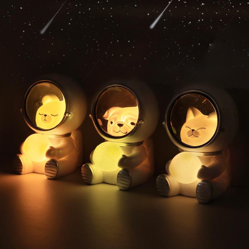 ByOscar™ Lampe Pour Animaux Astronautes