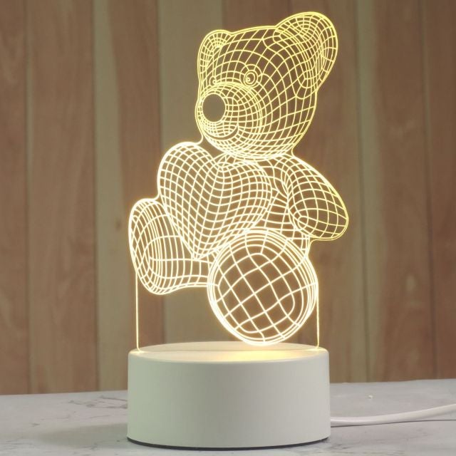 Lampe de nuit 3D créative